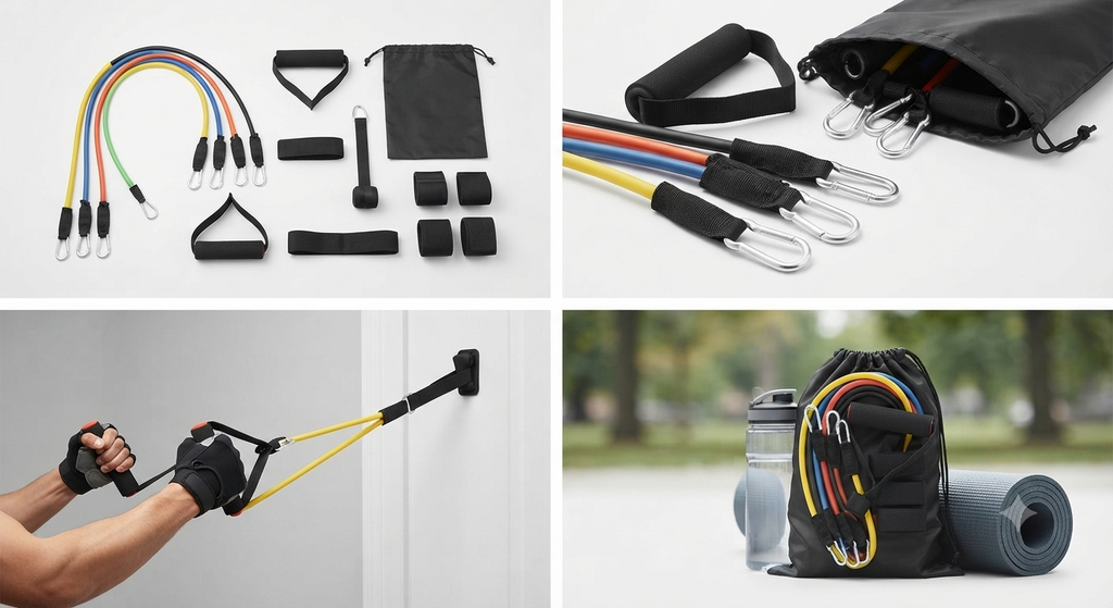 Pro-Grade 11-Piece Resistance Band Set⁠